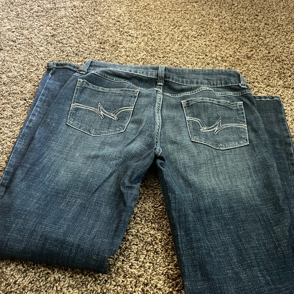 Woman’s blue Jeans